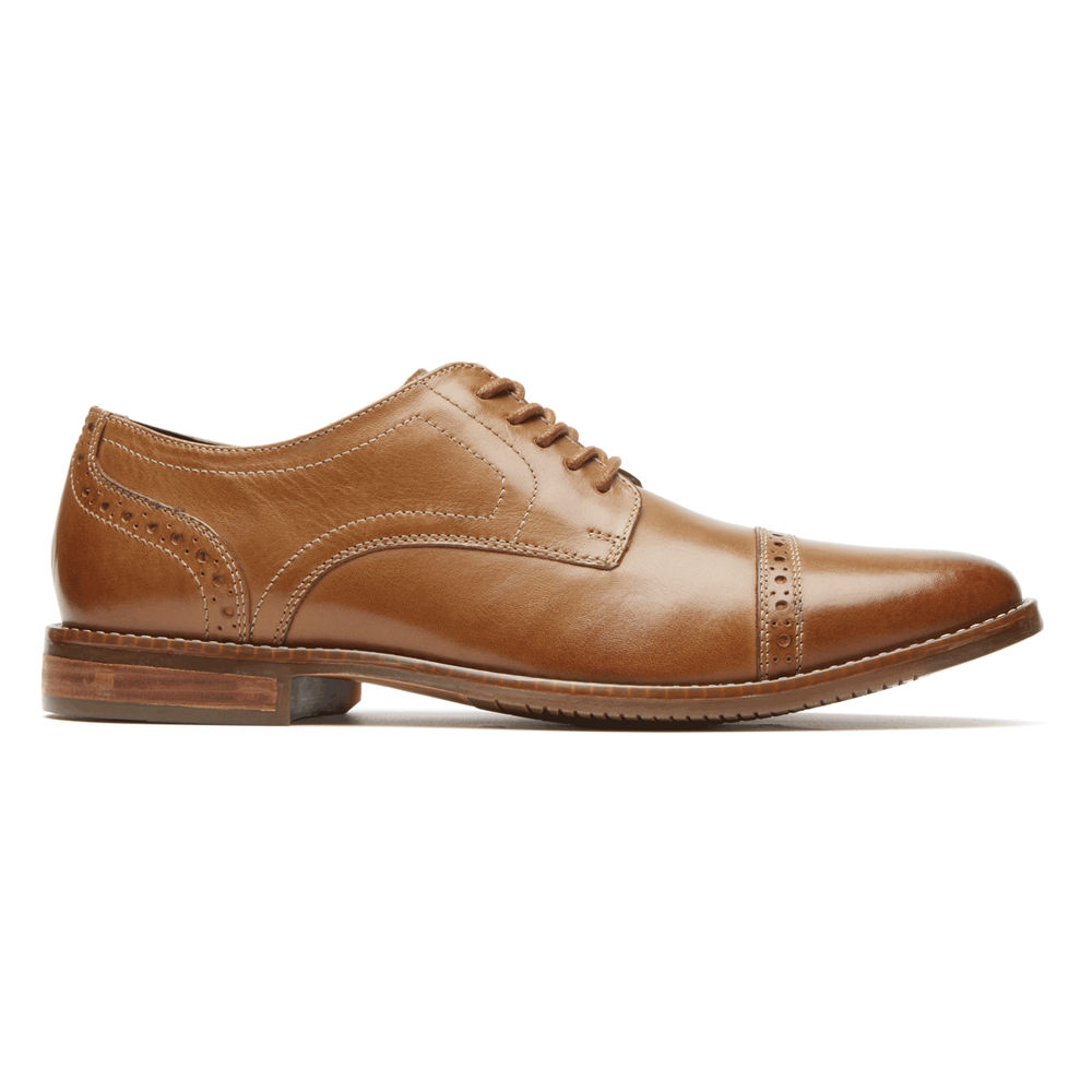 Rockport Oxfords Herre Brune - Style Purpose Cap Toe - SEVY86302